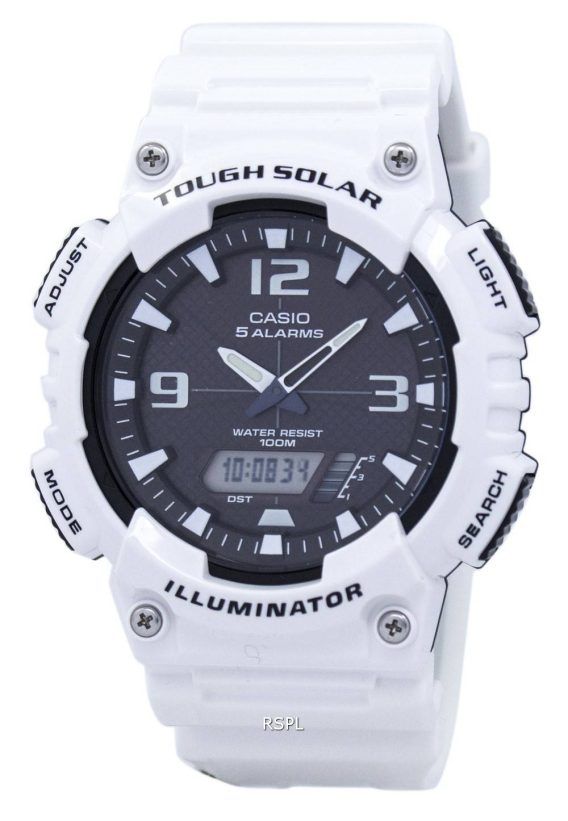 Casio ungdom Illuminator Alarm hård sol Analog Digital AQ-S810WC-7AV AQS810WC-7AV Herreur