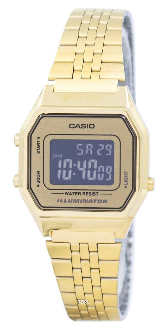 Casio Ungdom Vintage Illuminator Alarm Digital La680wga 9b Kvinders Ur Citywatchesdk 7679