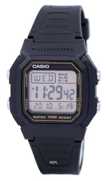 Casio Digital Alarm Illuminator W-800HG-9AVDF W-800HG-9AV Herreur