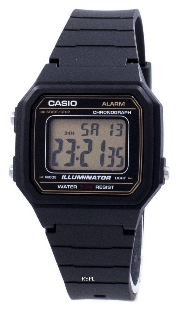 Casio Classic Illuminator Chronograph Alarm W-217H-9AV W217H-9AV Herreur