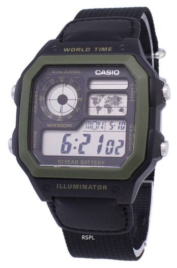 Casio ungdom serie digitale verden tid AE-1200WHB-1BVDF AE-1200WHB-1BV Herreur