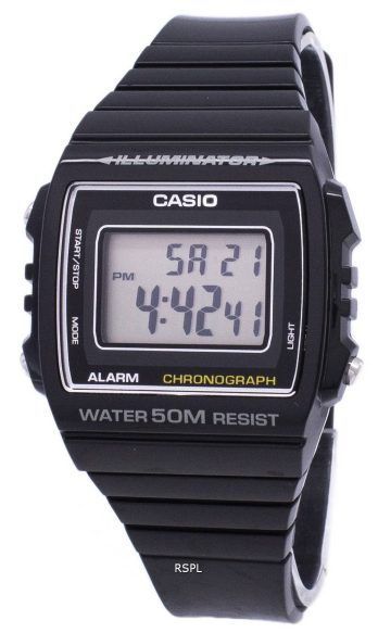 Casio Digital Alarm Chronograph W-215H-1AVDF W-215H-1AV Unisex ur