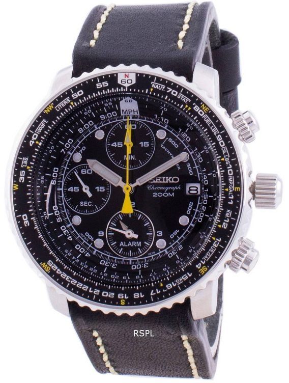 Seiko Pilot&#39,s Flight SNA411P1-VAR-LS16 Quartz Chronograph 200M Herreur