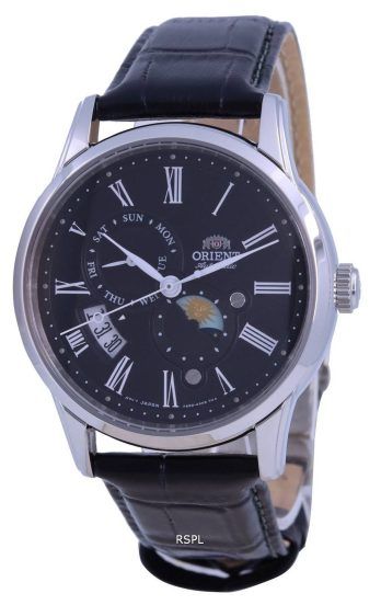 Orient Sun &amp, Moon Sort urskive Automatisk RA-AK0010B10B Herreur