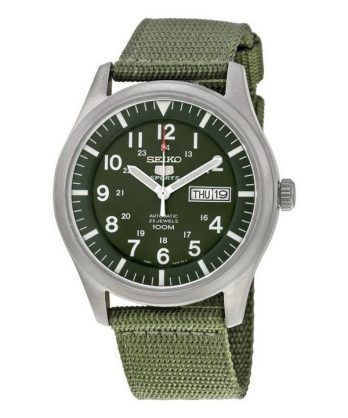 Seiko 5 militær automatiske sport SNZG09K1 SNZG09 SNZG09K Herreur