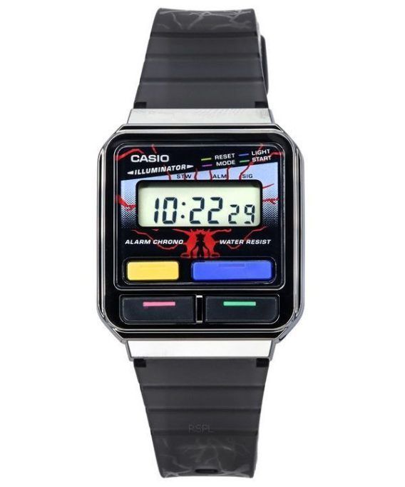 Casio Vintage Stranger Things Collaboration Digital Resin Strap Quartz A120WEST-1A unisex ur