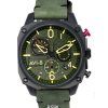 AVI-8 Hawker Hunter Deep Green Retrograd Chronograph Quartz AV-4052-08 herreur