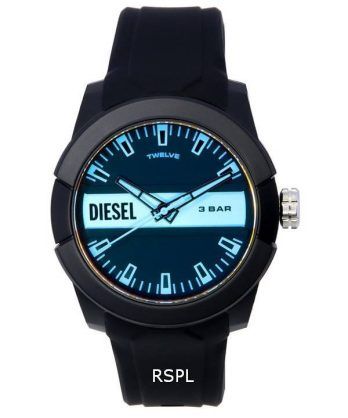 Diesel Double Up Silicon Strap MultiColour Urskive Quartz DZ1982 Herreur