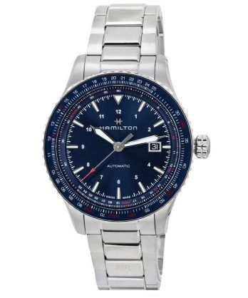 Hamilton Khaki Aviation Converter Blue Dial Automatisk H76645140 100M herreur