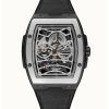 Ingersoll The Challenger polyurethanrem Silver Skeleton Dial I12306 herreur