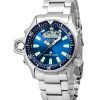 Citizen Promaster Aqualand Stainless Steel Blue Dial Quartz Diver',s JP2000-67L 200M herreur