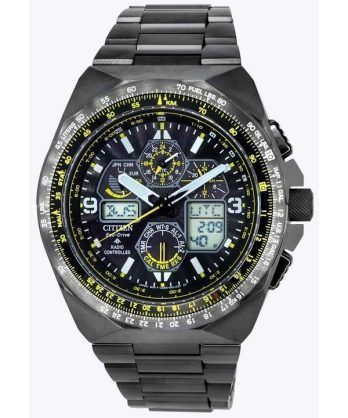 Citizen Promaster Skyhawk AT Black Dial Chronograph Eco-Drive Diver's JY8127-59E 200M herreur