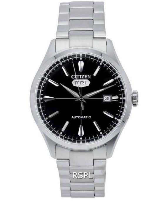 Citizen C7 Series Rustfrit Stål Sort Urskive Automatisk NH8391-51E Herreur