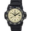 Luminox Navy SEAL Foundation gummirem Beige urskive Swiss Quartz Military Diver's XS.3251.CBNSF.SET 200M herreur med rem