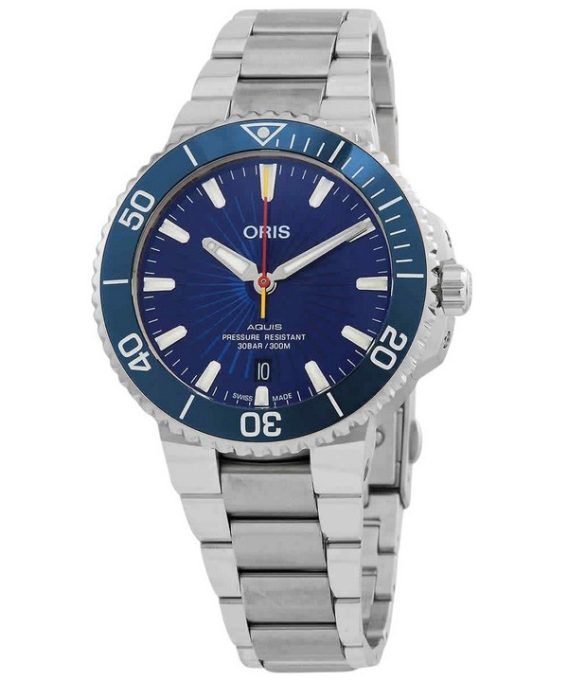 Oris Aquis Sun Wukong Limited Edition Blue Dial Automatic Diver&#39,s 01 733 7766 4185-sæt 300M herreur