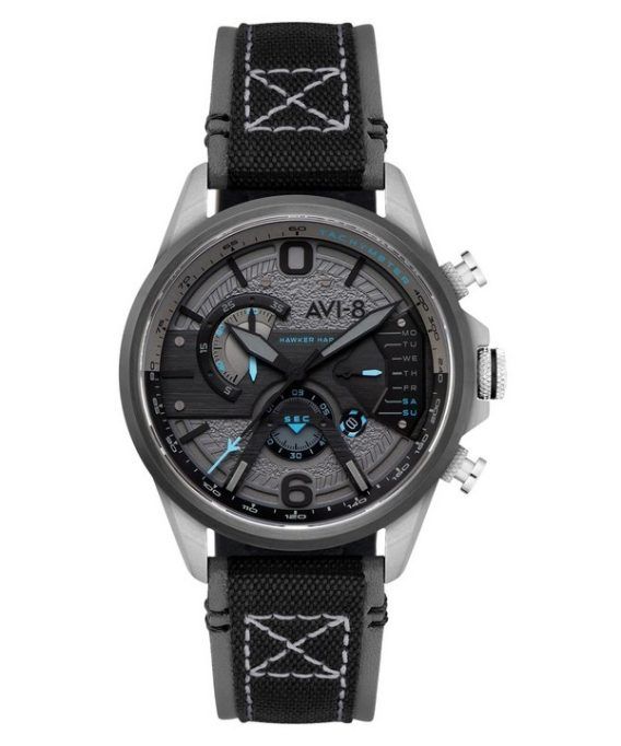 AVI-8 Hawker Harrier Dual Retrograde Chronograph Smoke Grey Dial Quartz AV-4056-08 herreur