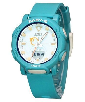 Casio Baby-G analog digital biobaseret harpiksrem lysgrøn urskive Quartz BGA-310RP-3A 100M dameur