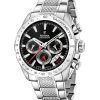 Festina Chrono Sport rustfrit stål Black Dial Quartz F20668-4 100M herreur