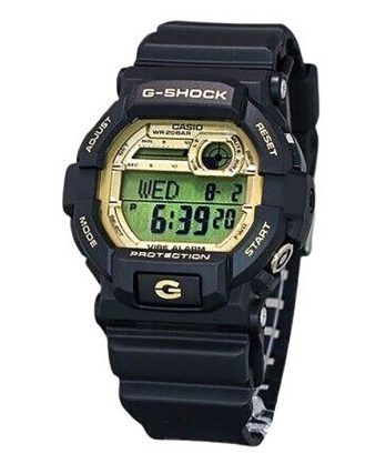 Casio G-Shock 10-års jubilæum digital harpiksrem Guldskive Quartz GD-350GB-1 200M herreur