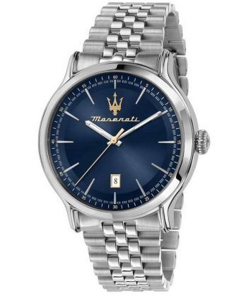 Maserati Epoca Stainless Steel Blue Dial Quartz R8853118021 100M herreur