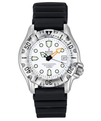 Ratio FreeDiver Professional 500M Sapphire White Dial Automatisk 32BJ202A-WHT herreur