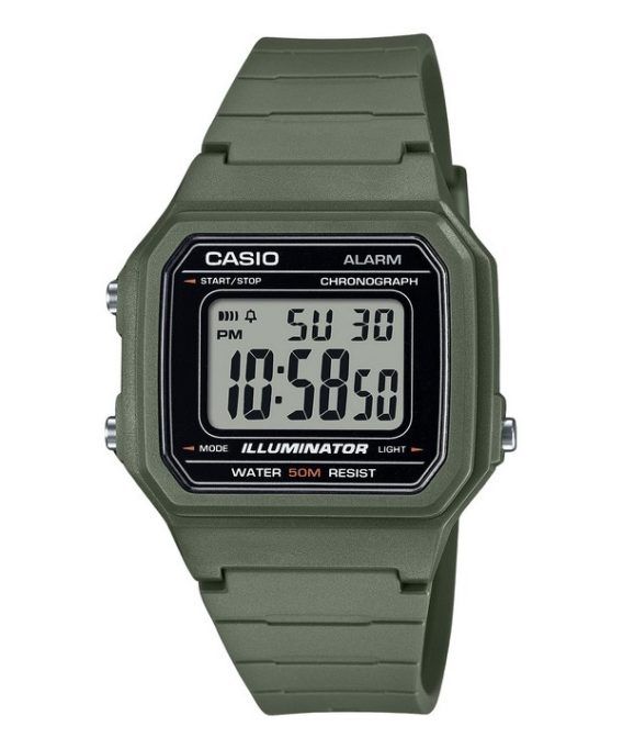 Casio Youth Digital Resin Rem Quartz W-217H-3AV herreur