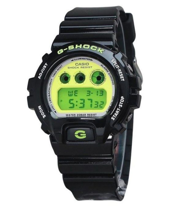 Casio G-Shock digital sort biobaseret harpiksrem Quartz DW-6900RCS-1 200M herreur