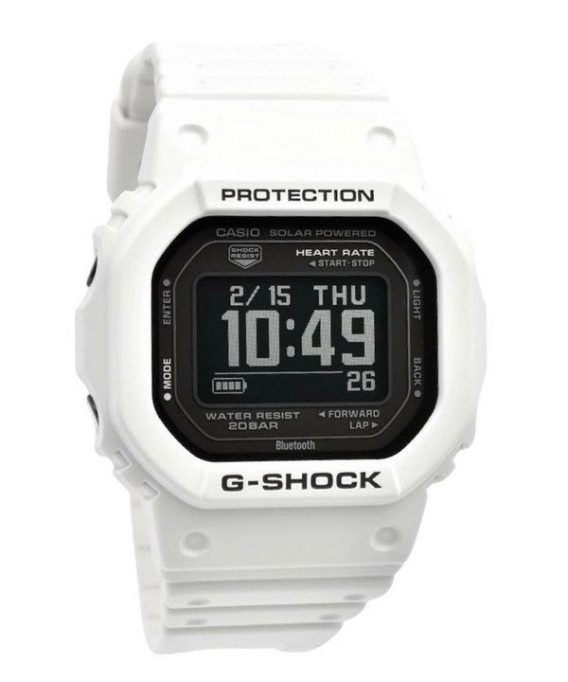 Casio G-Shock G-Squad Digital Smartphone Link Bluetooth Bio Based Resin Solar DW-H5600-7 200M herreur