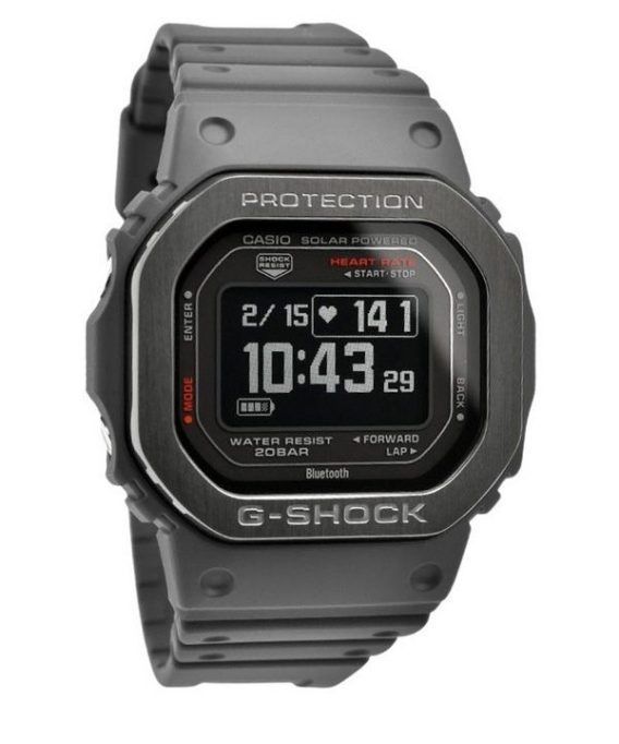 Casio G-Shock G-Squad Digital Smartphone Link Bluetooth Bio Based Resin Solar DW-H5600MB-8 200M herreur