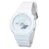 Casio G-Shock tone-i-tone analog digital harpiksrem White Dial Quartz GA-2100-7A7 herreur