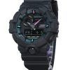 Casio G-Shock Analog Digital Multi Fluorescent Accents Series Resin Rem Black Dial Quartz GA-700MF-1A 200M herreur