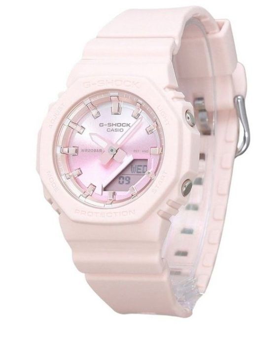 Casio G-Shock Analog Digital Sunset Glow Series Bio-baseret harpiksrem Pink Urskive Quartz GMA-P2100SG-4A 200M dameur