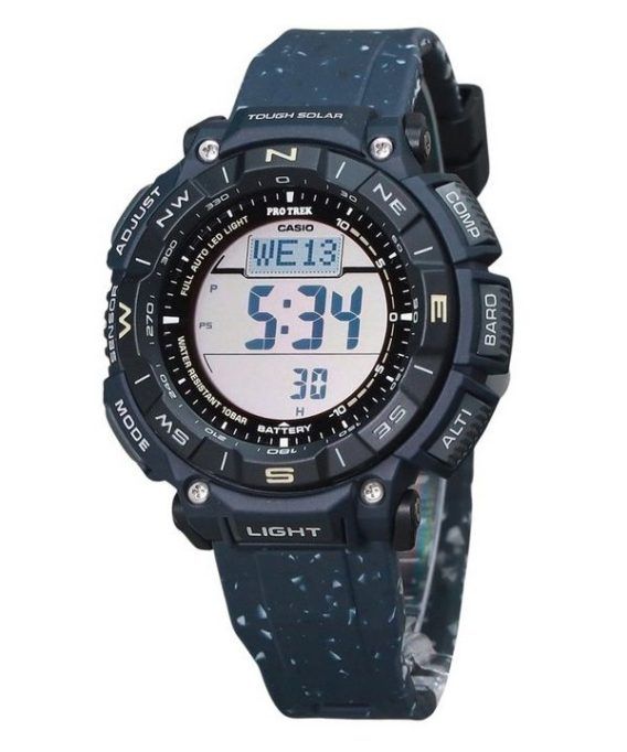 Casio ProTrek Climber Line Digital Blue Silicon Strap Tough Solar PRG-340SC-2 100M herreur