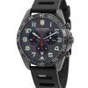 Victorinox Swiss Army Fieldforce Sport Chronograph Gummirem Grå Urskive Quartz 241891 100M herreur