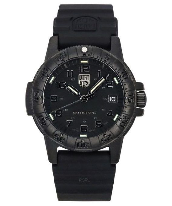 Luminox Leatherback SEA Turtle Silikonerem Black Dial Swiss Quartz XS.0301.BO.L 100M herreur