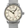 Zeppelin LZ127 Graf GMT rustfrit stål Beige skive Quartz 7642M5 herreur