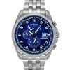 Citizen Eco-Drive Perpetual Calendar GMT Chronograph Rustfrit stål Blue Dial Diver',s AT9120-89L 200M herreur