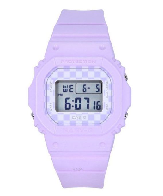 Casio Baby-G Skater Fashion Digital Lilla Resin Rem Quartz BGD-565GS-6 100M dameur