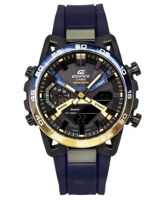 Casio Edifice Sospensione Nighttime Drive Analog Digital Smartphone Link Tough Solar ECB-2000NP-1A 100M herreur