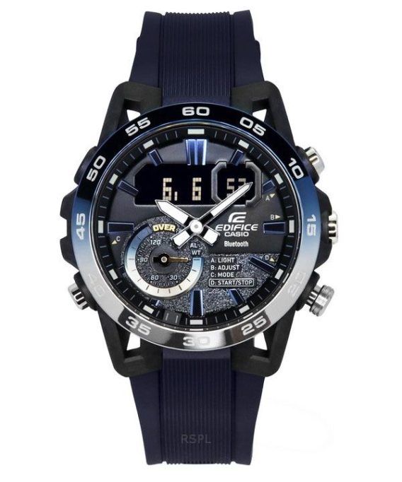 Casio Edifice Sospensione Nighttime Drive Analog Digital Smartphone Link Quartz ECB-40NP-1A 100M herreur