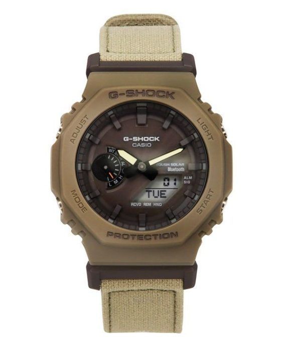 Casio G-Shock Analog Digital Smartphone Link Bluetooth Bronze Dial Tough Solar GA-B2100CT-5A 200M herreur