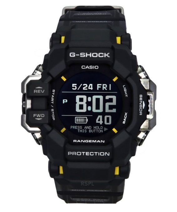 Casio G-Shock Master Of G-Land Rangeman Digital Bio-Based Resin Strap Solar GPR-H1000-1 200M herreur