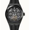 Ingersoll The Broadway Moonphase Dual Time Black Skeleton Dial Automatisk I12908 herreur