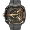 Sevenfriday M-series rustfrit stål sort skive automatisk M2/02M SF-M2-02M herreur