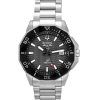 Bulova Marine Star Rustfrit Stål Sort Urskive Precisionist Quartz Diver',s 96B434 200M herreur