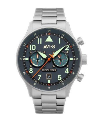 AVI-8 Hawker Hurricane Carey Dual Time Gutersloh rustfrit stål blå skive AV-4088-22 herreur