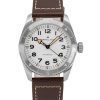 Hamilton Khaki Field Expedition læderrem White Dial Automatisk H70225510 100M herreur