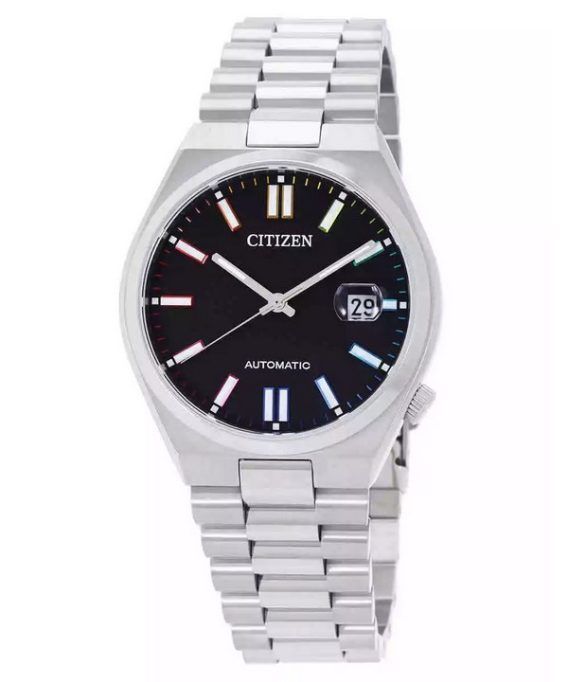 Citizen Tsuyosa rustfrit stål sort skive automatisk NJ0151-53E herreur