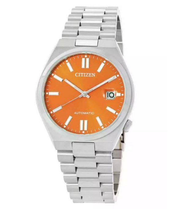 Citizen Tsuyosa rustfrit stål orange skive automatisk NJ0151-88Z herreur