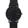 Skagen Signatur Læderrem Black Dial Quartz SKW6902 Herreur